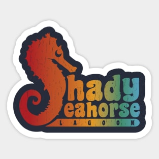 Shady Seahorse Lagoon Sticker